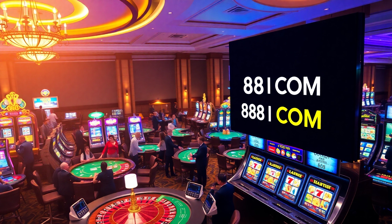 Engage in thrilling games at 88I COM while enjoying an immersive casino experience.