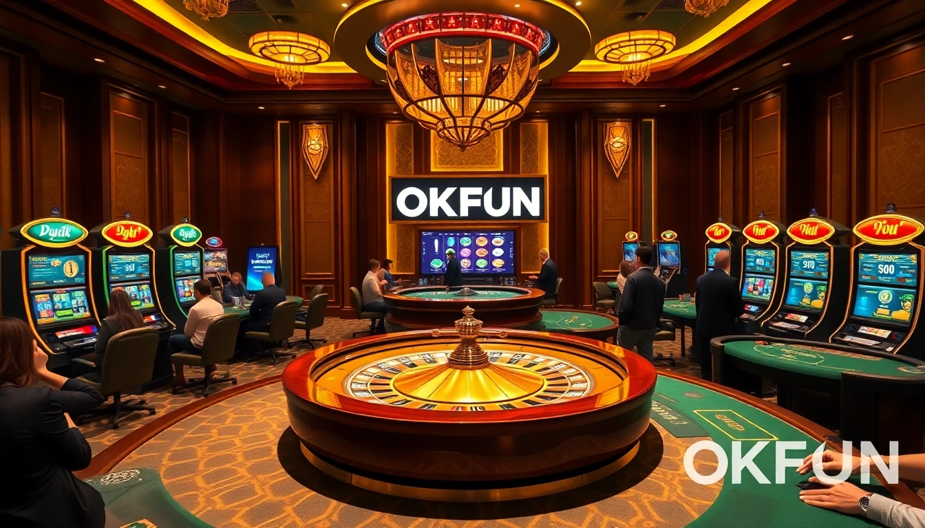 Experience the excitement at OKFUN Casino with dynamic gaming interfaces and captivating roulette.